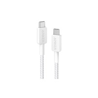 Кабель Anker 322 USB-C - USB-C, 1.8 м, White (A81F6H21)