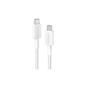 Кабель Anker 322 USB-C - USB-C, 1.8 м, White (A81F6H21)