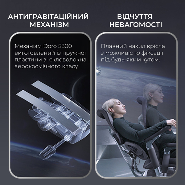 Крісло офісне Sihoo Doro S100 Mesh Black (S100-M301)