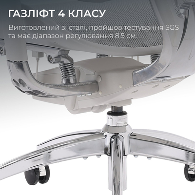 Крісло офісне Sihoo Doro S100 Mesh Black (S100-M301)