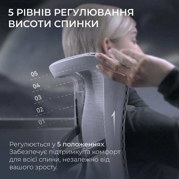 Крісло офісне Sihoo Doro S100 Mesh Black (S100-M301)