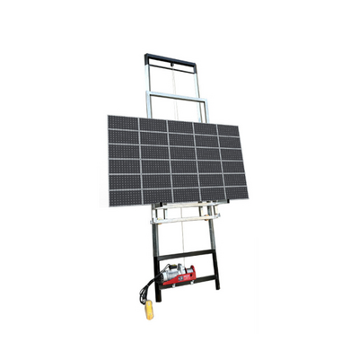 18-метровий підйомник для сонячних панелей - 13 коліс, з відкидним двигуном 3-го покоління, г / п 260 кг, (складається з 4 частин)