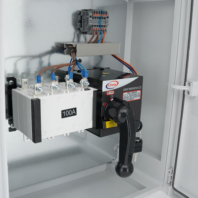 ATS до генераторів KNS1-100GA / 4P. 400V, 100A, 50Hz, AC-33iB, 7.65kA