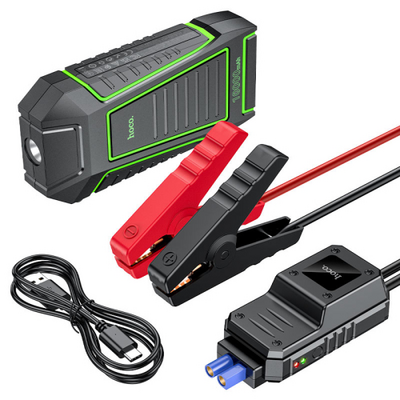 Пусковий прилад для акумулятора автомобіля JUMP STARTER HOCO QS1, Power Bank 10000mAh, Box