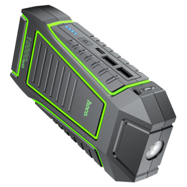 Пусковий прилад для акумулятора автомобіля JUMP STARTER HOCO QS1, Power Bank 10000mAh, Box