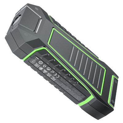 Пусковий прилад для акумулятора автомобіля JUMP STARTER HOCO QS1, Power Bank 10000mAh, Box