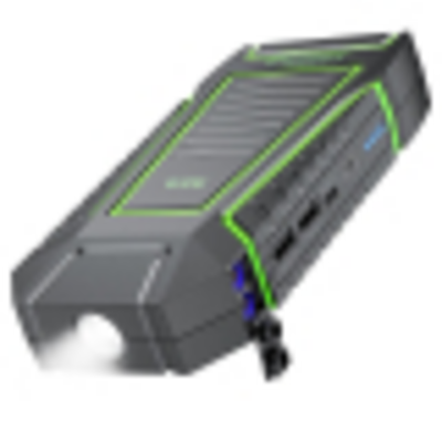 Пусковий прилад для акумулятора автомобіля JUMP STARTER HOCO QS1, Power Bank 10000mAh, Box