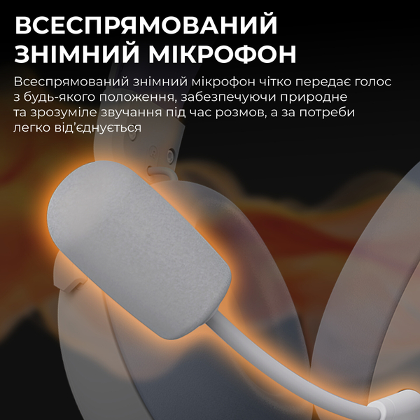 Навушники Ajazz AHM08 MAX 3-Mode White (AHM08-MAX-PWB)