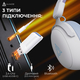 Bluetooth-гарнитура Ajazz AHM08 MAX 3-Mode White (AHM08-MAX-PWB)