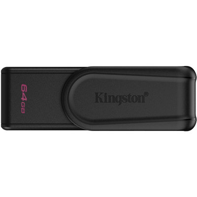USB Flash Kingston 64GB USB 3.2 Gen1 DataTraveler Exodia S Black, Retail