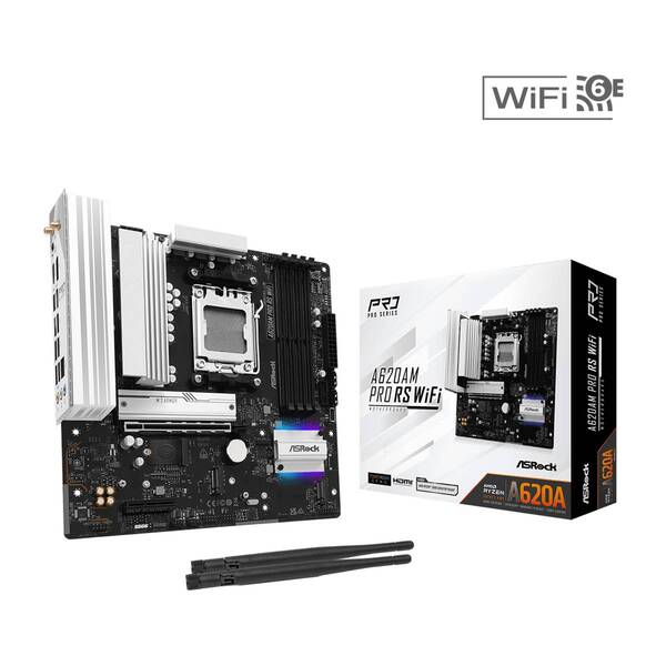 Материнская плата ASRock A620AM Pro RS WiFi Socket AM5