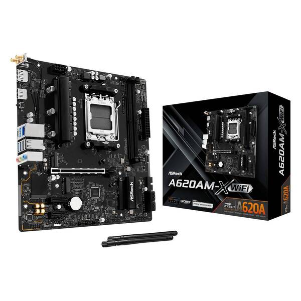 Материнская плата ASRock A620AM-X WiFi Socket AM5