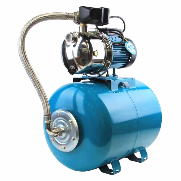 Станція 1.1кВт Hmax 50м Qmax 60л/хв (самовсмоктуючий насос нерж) 50л Україна AQUATICA (775098/50)