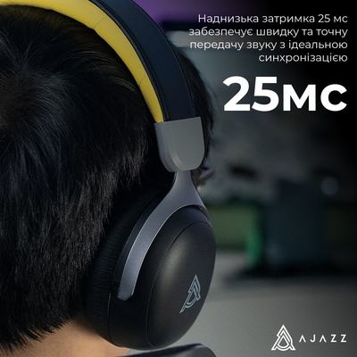 Bluetooth-гарнитура Ajazz AHM08 MAX 3-Mode Black (AHM08-MAX-BGY)