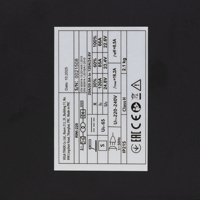 Інверторний зварювальний апарат Procraft industrial RWI220