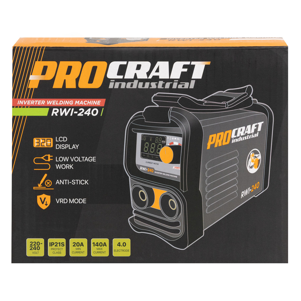 Инверторный сварочный аппарат Procraft industrial RWI240