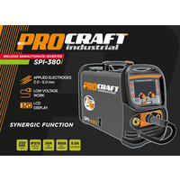Інверторний зварювальний напівавтомат Procraft industrial SPI380 2026