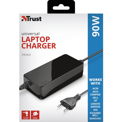 Trust Primo 90W-19V Universal Laptop BLACK