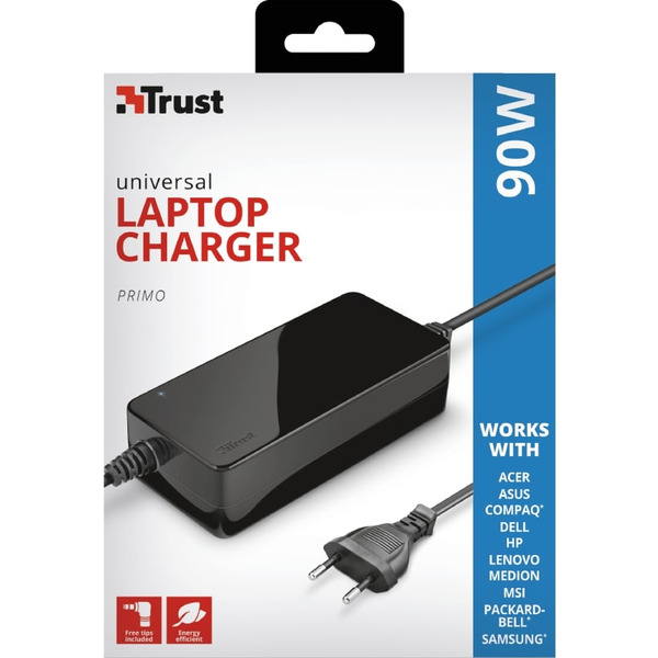 Блок живлення для ноутбука Trust Primo 90W-19V Universal Laptop (22142)