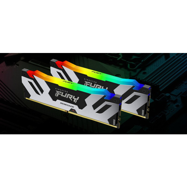 Оперативна пам'ять Kingston FURY Renegade RGB DDR5-6400 32GB (2x16GB) CL32 (KF564C32RSAK2-32)