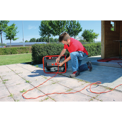 Einhell Генератор бензиновый TC-PG 25/1/E5, 230В, 2.1кВт (макс. 2.4кВт), ручной старт, 15л, 37кг