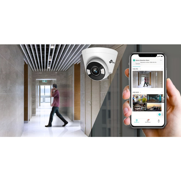 TP-Link IP-Камера VIGI C440-W-4, PoE, 4Мп, 4 мм, Wi-Fi, H265+, IP66, Turret, цветное ночное видение, внутренняя