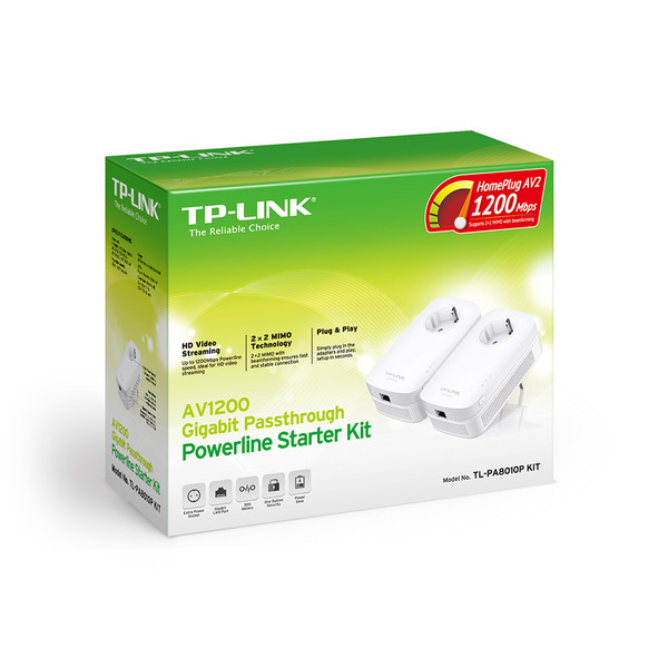 Powerline-адаптер TP-LINK TL-PA8010PKIT 2шт
