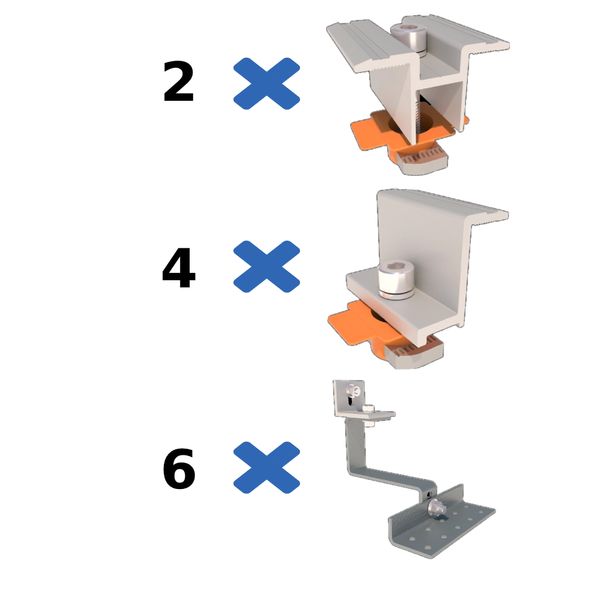 Комплект кріплень до керамічної черепиці Kripter CeramicTile II
