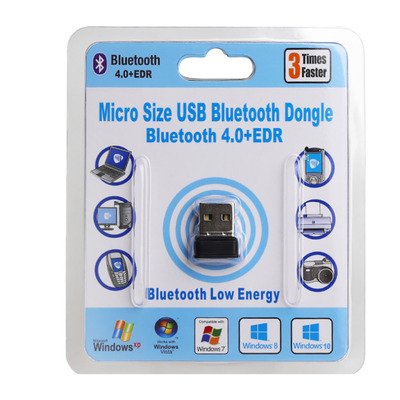 Адаптер Bluetooth USB adapter v4.0 chip Broadcom, чорний