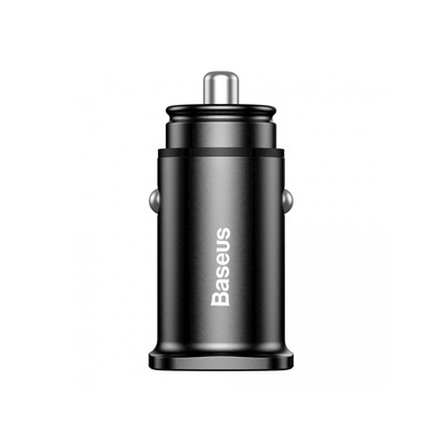 Автомобильное зарядное устройство Baseus Square Metal (2USB, 5A) 30W Black (CCALL-DS01)