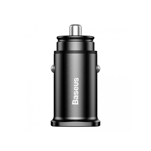 Автомобільний зарядний пристрій Baseus Square Metal (2USB, 5A) 30W Black (CCALL-DS01)