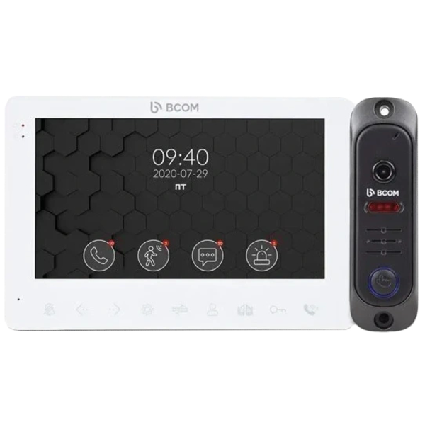 Комплект видеодомофона BCOM BD-780M White Kit