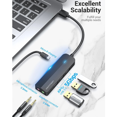 USB-Хаб Vention USB 3.0 CHIBF