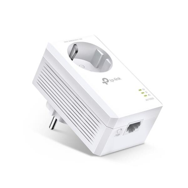 Адаптер Powerline TP-LINK TL-PA7017P AV1000, 1xGE, Розетка