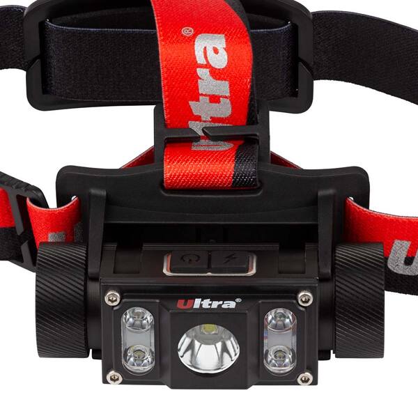 Налобний LED ліхтар акумуляторний ULTRA 1000 Лм (Li-ion 21700 4000 мАч, 5390032)