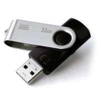 USB флеш накопичувач Flash GoodRAM 32GB USB 2.0 Twister Black, Retail
