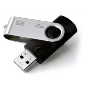 USB флеш накопичувач Flash GoodRAM 32GB USB 2.0 Twister Black, Retail