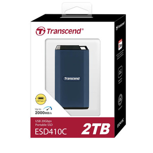 ssd зовнішній TRANSCEND 2TB ESD410C, USB 20Gbps, Type C (TS2TESD410C) комп'ютерний запам'ятовувальний пристрій