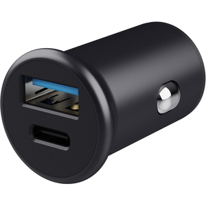 Автомобільний зарядний пристрій Trust 38W USB-A/Type-C PD, QC, Black (25197_TRUST)