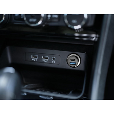 Автомобільний зарядний пристрій Trust 38W USB-A/Type-C PD, QC, Black (25197_TRUST)