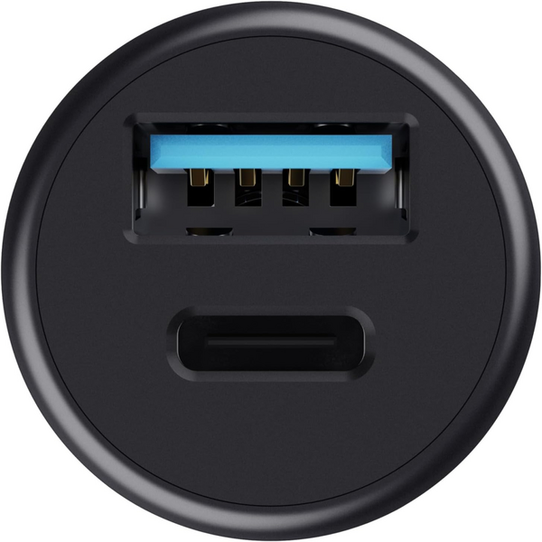 Автомобільний зарядний пристрій Trust 38W USB-A/Type-C PD, QC, Black (25197_TRUST)