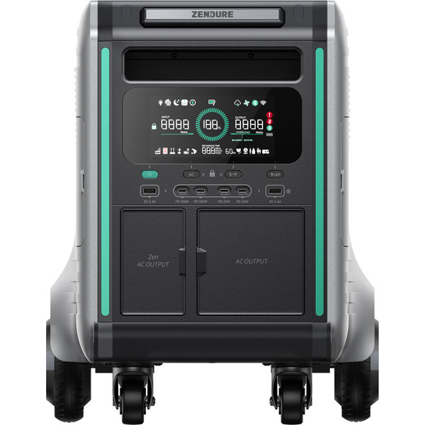 Зарядная станция Zendure SuperBase V6400 (6438 Вт/ч) 3800Вт UPS Semi-Solid GridFlow WIFI/BT
