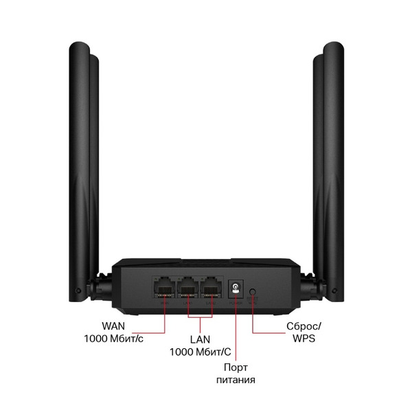 Бездротовий маршрутизатор (роутер) Mercusys MR62X