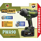 Акумуляторний гайковерт Procraft PWA90 Кейс (з 1 АКБ та ЗП)