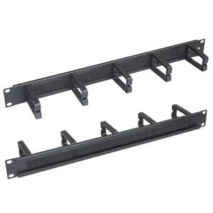 Кабельний органайзер ZPAS горизонтальний 19" 1U одностороній (T-SO-900-008)