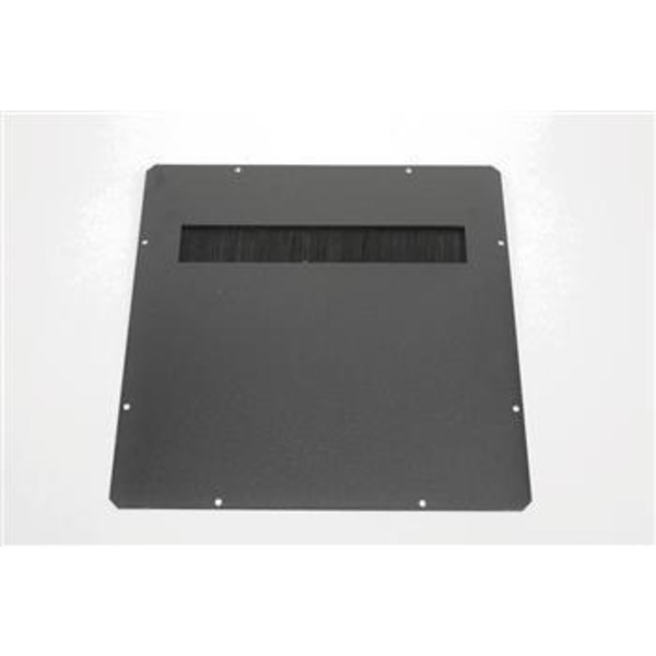 Заглушка ZPAS з щітковим введенням 380х380 мм, чорна