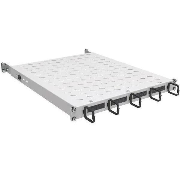 Полиця ZPAS 19" 1U глибина 450-550 мм 120кг, сіра (W-5841-20-03-450-011)