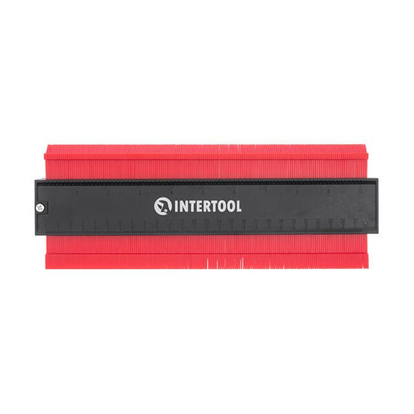 Шаблон для копіювання контуру 250мм, ABS, з фіксатором INTERTOOL MT-0025