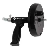 Інструмент для чищення труб, трос 6мм*4м, кручений загострений накінечник INTERTOOL HP-1008