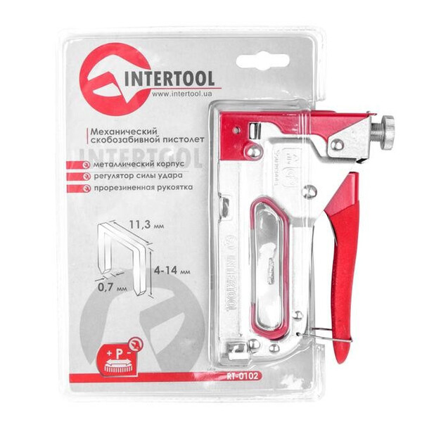 Степлер Intertool скоба 4-14 мм RT-0102 (RT-0102)
